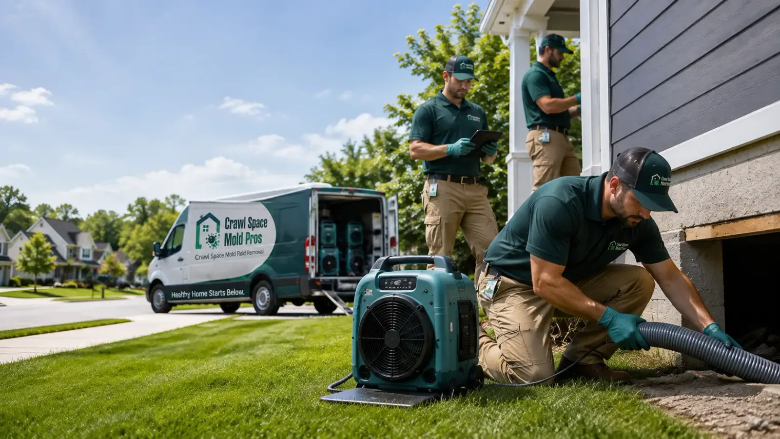 Crawl Space Mold Removal in Camden, TX